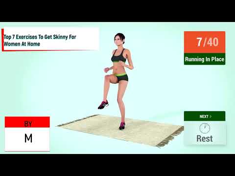 Top 7 Exercises To Get Skinny For Women At Home/ტოპ 7 სავარჯიშო, რომ გახდეთ გამხდარი ქალებისთვის ს